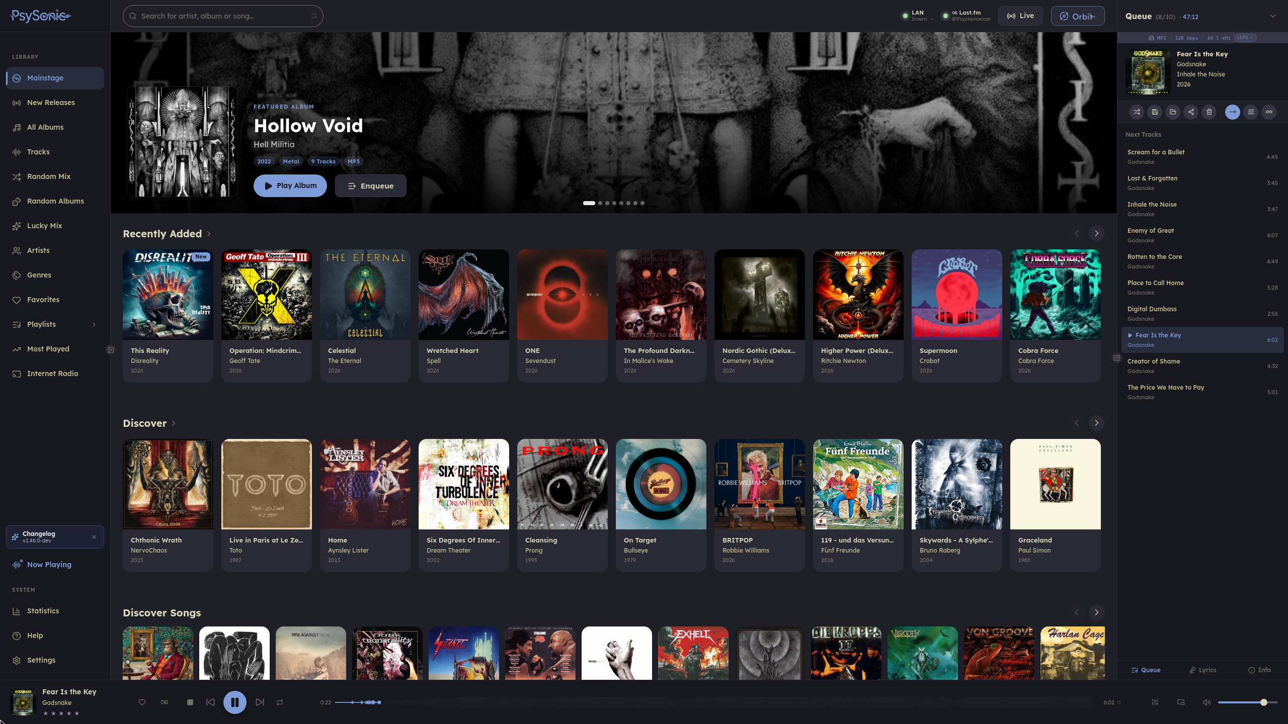 Psysonic Screenshot