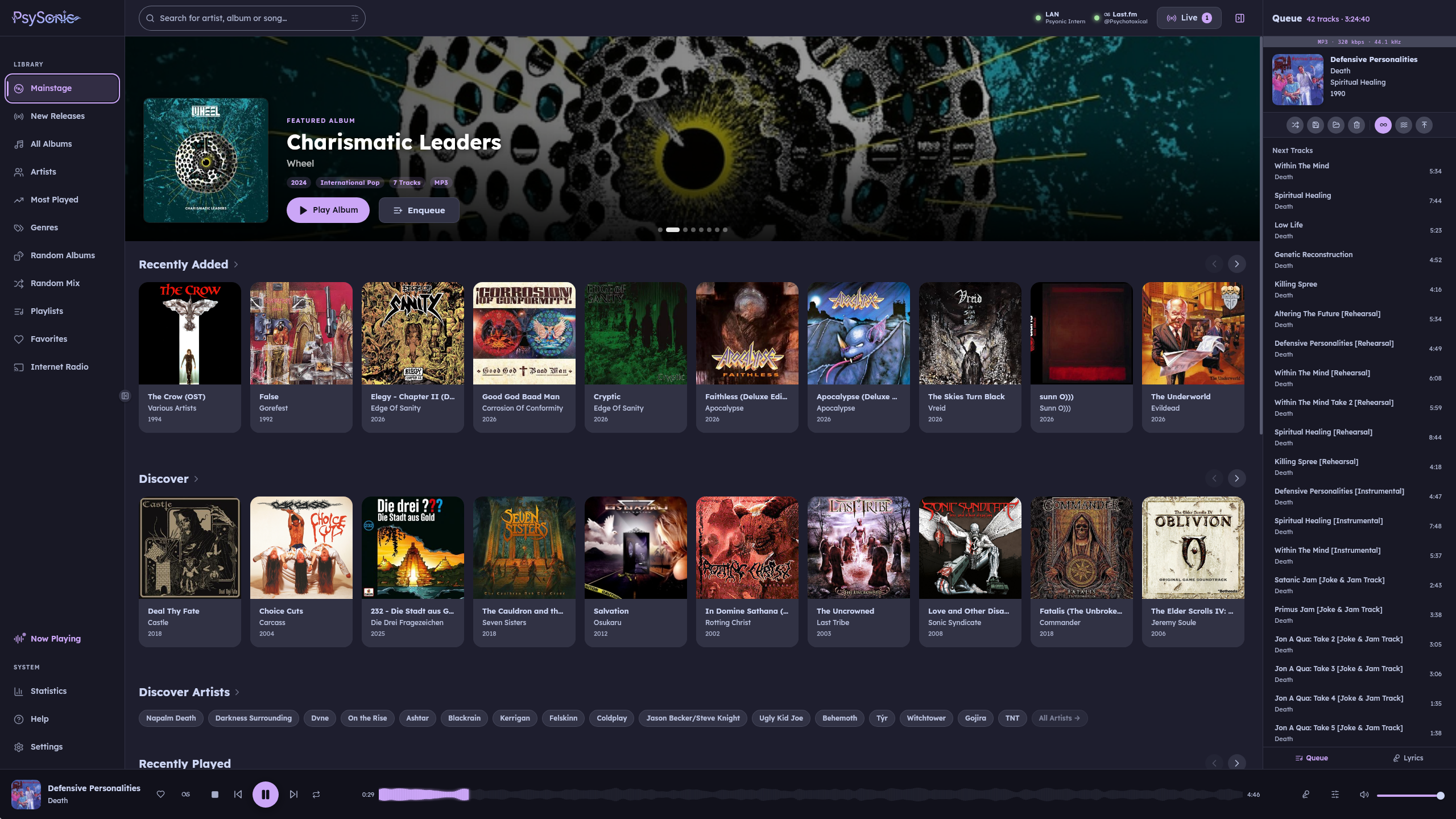 Psysonic Screenshot